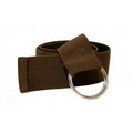 Wide Double Hoop Stretch Canvas Web Belt 1.75" x 37.75"